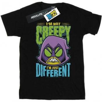 Top Damska Teen Titans Go Creepy Raven Boyfriend in cotone pulito