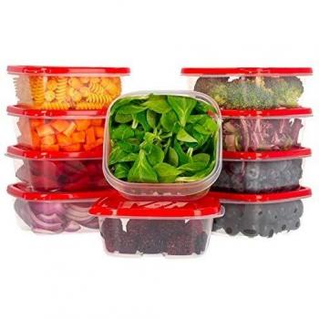 Oursson Boîtes Alimentaires Empilables, 10 Récipients sans BPA