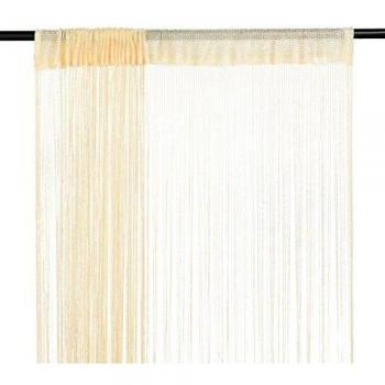 VidaXL Curtains, Set of 2, Dimensions 140x250 cm, Color: Cream