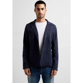 Street One Männer-Sweatjacke offene Kante