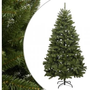 270 cm Artificial Hinged Tree with Stand Green