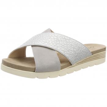 Caprice Pantoletten Damen, Grau (Lt Grey Multi 207), 38.5 EU