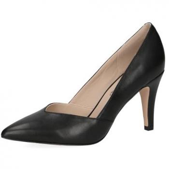 Cuoio Nero Decolleté CAPRICE Tacco Texano 40.5
