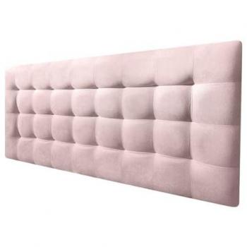 Elegancia Canadá: Cabecero Tapizado Antimanchas Rosa Palo 150x70cm