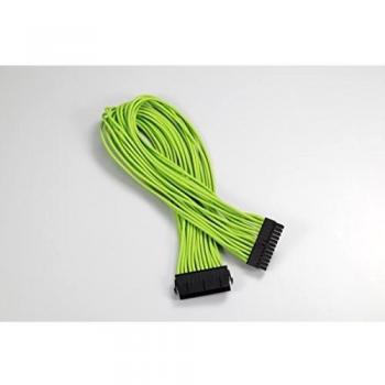 Phanteks 24 Pin M/B Premium Sleeved Extension Cable 19.68 500mm Length, Green