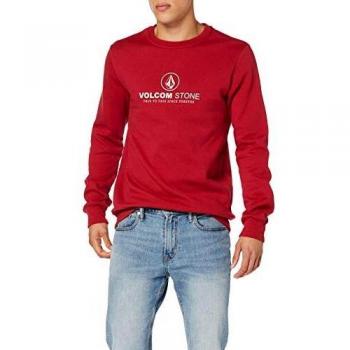 Hoodie Volcom General Stone, homme, couleur bourgogne, taille XS