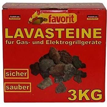 Favorit 3050 Lavasteine für Gas-/Elektrogrill
