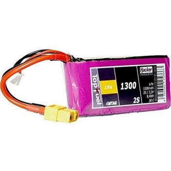 Hacker Modellbau 2S LiFe Akkupack 6.6V 1300 mAh XT60