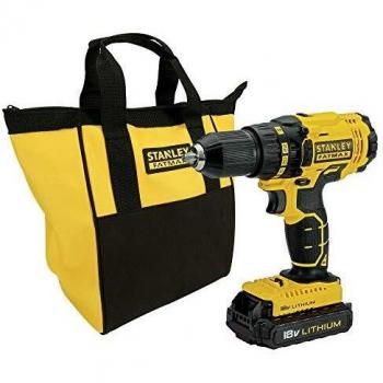 Stanley 18V Boormachine met 2 Batterijen