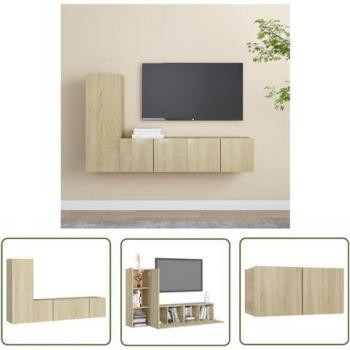 Ensemble Meuble TV Chêne Sonoma