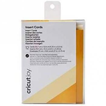 Cricut Joy Cartes à insérer en crème et or 2008044