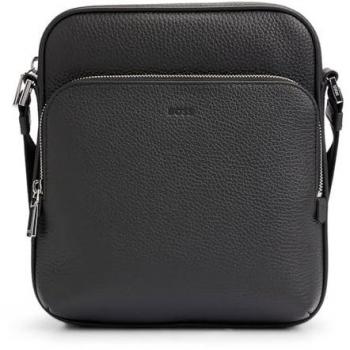 BOSS Sac à Épaule Noir en Cuir pour Homme