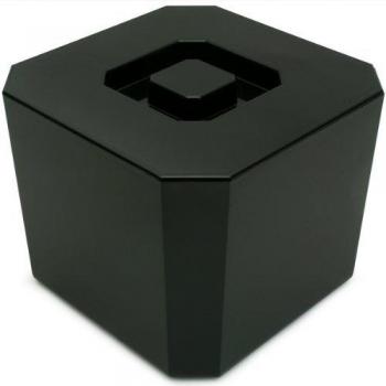 Octagon‑Shaped 4.5‑L Ice Bucket – Black, White & Brown Options