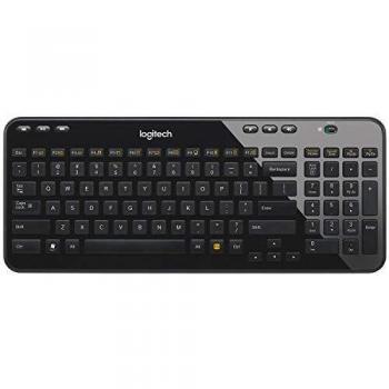 Tastiera Wireless Logitech K360 in Nero con Tecnologia RF e Layout Russo 920-003095