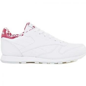Sneakers Reebok Classics Bianche con Cuori Rossi per Bambini EU 34.5