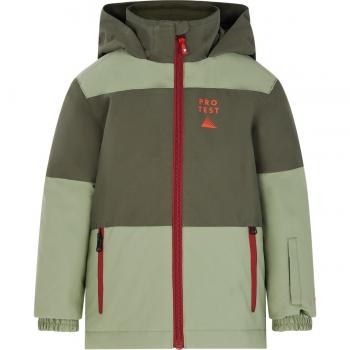 Protest Patrice Youth Ski Jacket Marl Green 140 cm