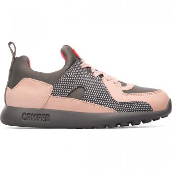 Campers Driftie Grey Nude Canvas & Leather Sneaker – Size 34
