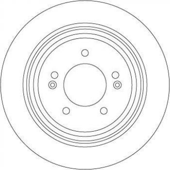 TRW DF6573 Vehicle Brake Disc