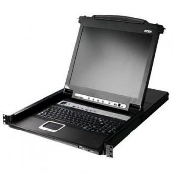 Controlador KVM Aten 8-Puertos con Monitor 19'' y Touchpad