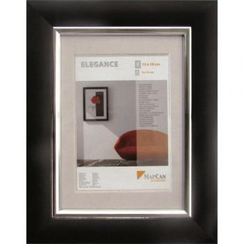 Kunststoff-Bilderrahmen Elegance Schwarz