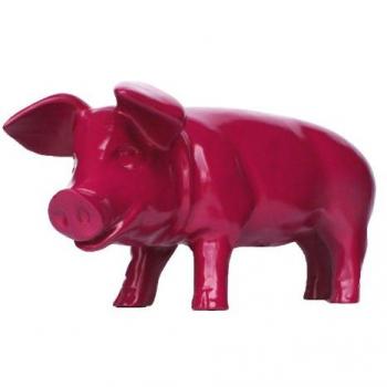 Gartenfigur Schwein Ferkel Brommel brombeer 60 cm