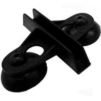 4pcs Black Aquarium Isolation Clamp