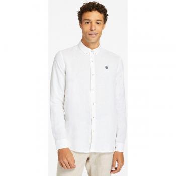 Camisa de Lino Manga Larga Slim Timberland