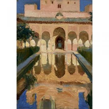 Joaquin Sorolla y Bastida: 100-Piece Puzzle „Hall der Botschafter, Alhambra, Granada 1909“
