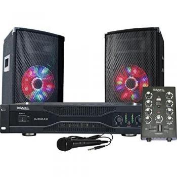 Système de Sonorisation LED Ibiza DJ350 – Effets Visuels