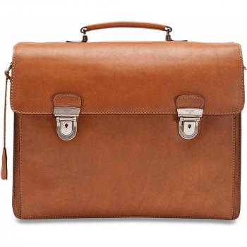 Picard Toscana Brown Leather Briefcase for Laptops 42 cm
