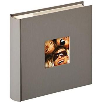 Walther design ME-110-X Fun Einsteckalbum, grau, 200 Fotos, 10 x 15 cm