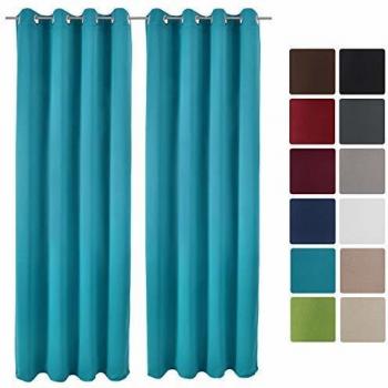 Beautissu Draperia LaxLu 140x245 cm – Celeste