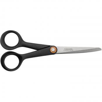 Universal 17 cm Fiskars Scissors – Black Steel/Synthetic