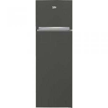 Beko frigorifero doppia porta, classe E, compressore ProSmart Inverter, statico, volume totale netto: 306 litri, controllo meccanico, colore metal grey, 39 dBA