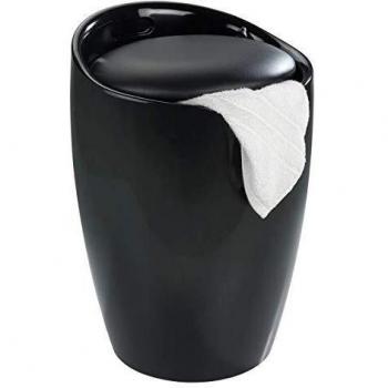 Wenko Portabiancheria 36x50.5x36 cm Candy nero