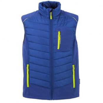 PLANAM kornblaue Winterweste Stretchline