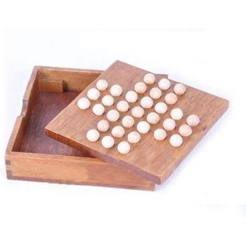 Wooden Solitaire Puzzle