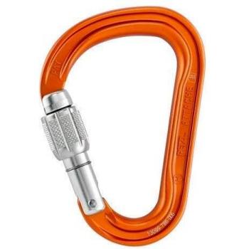 PETZL ATTACHE Karabiner mit Schraubverschluss, Orange