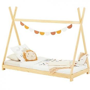 Lit tipi ELIN en pin massif