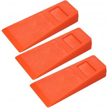 4Pcs 14cm Orange Plastic Tree Felling Wedge