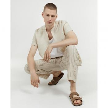Camisa de lino mao para hombre Sfera