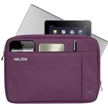 Maletín para portátil Nilox NXSLB133PPL 13.3 Púrpura