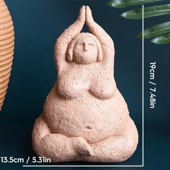 Figuras decorativas de mujer en resina