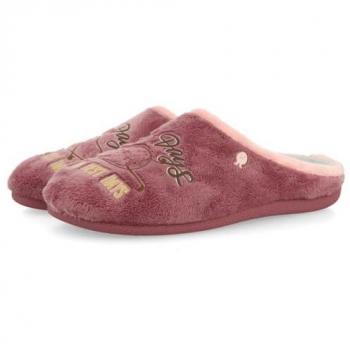 Zapatillas de casa para mujer Rakamaz Rosa con pelo y estampado EU 39