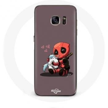 Samsung Galaxy S7 Edge DeadPool Unicorn Phone Cover