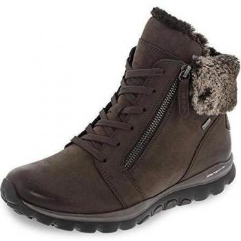 Gabor Comfort 96.956-29 – Damen-Nubuk-Tex‑Boots mit austauschbarem Fußbett, Größe 40, Braun