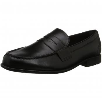 Uomo Mocassini Pennino Nero Rockport Classic US 10