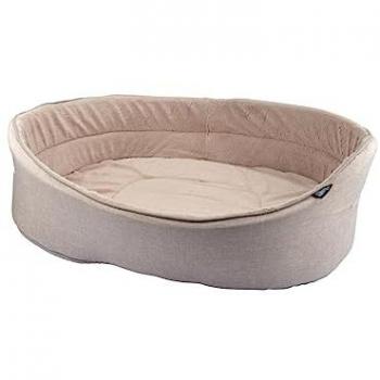 Tapis d’Habitat Ovale Animaux – Newton, Taupe, 50 × 33 cm