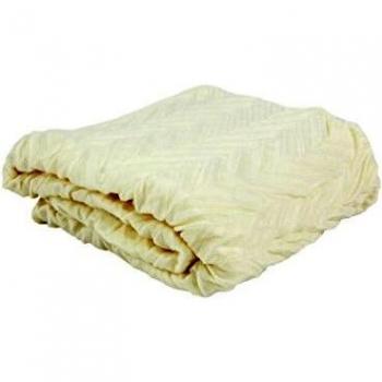 Copertura Acryliche Chevron Beige 130x170 cm