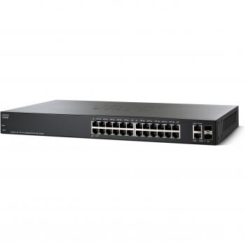 Cisco SG220-26 Smart Switch con 24 Porte Gigabit Ethernet e 2 Porte Combinate Mini-GBIC SFP